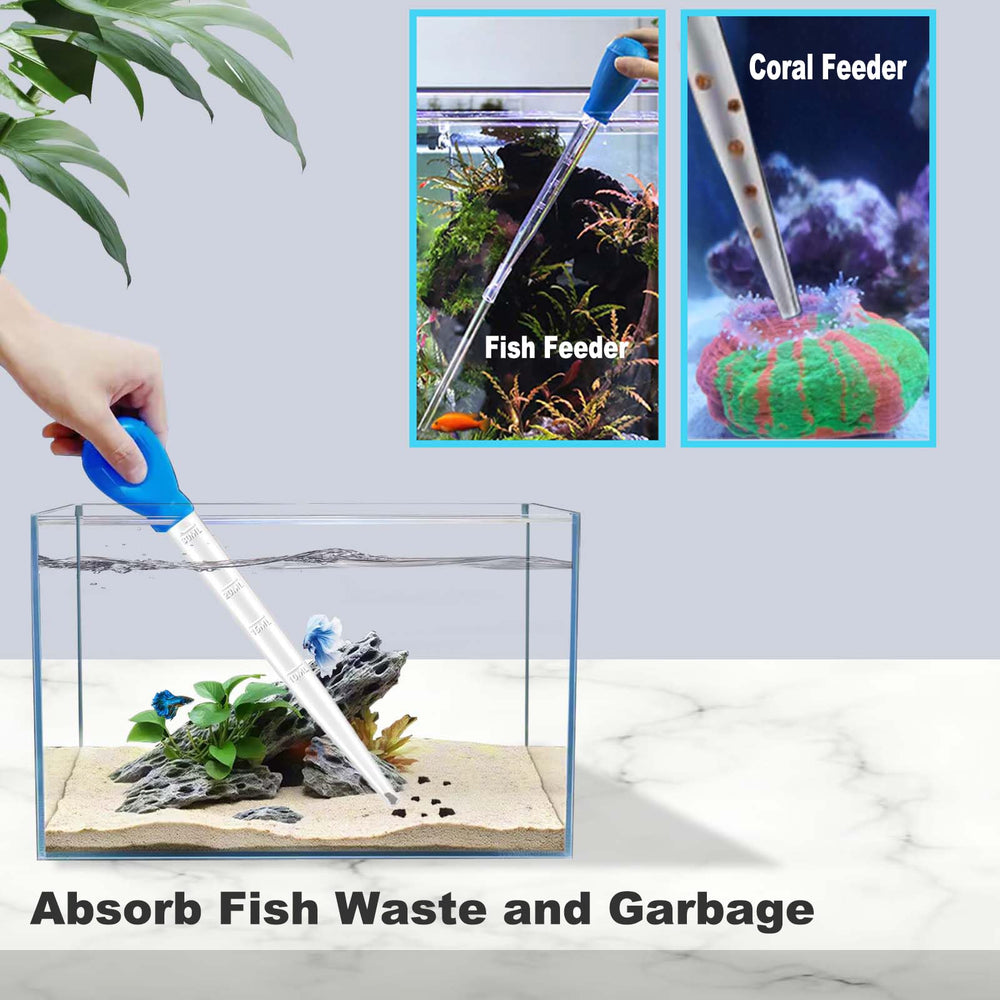 Carefree Fish flow-control valve aids precise drainage during water changes.