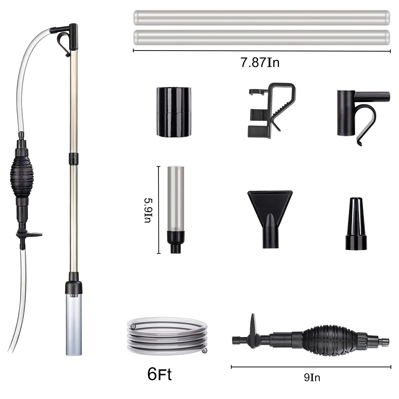 Carefree Fish package contents help with setup and ongoing maintenance.