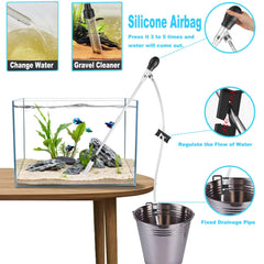 Carefree Fish silicone siphon ball ensures strong suction