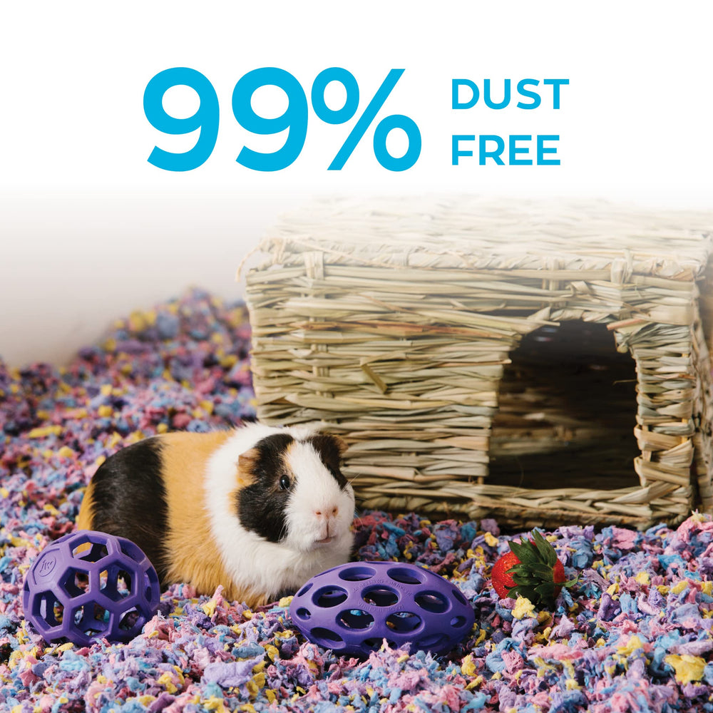 Carefresh confetti bedding is ultra-absorbent to keep habitats dry.