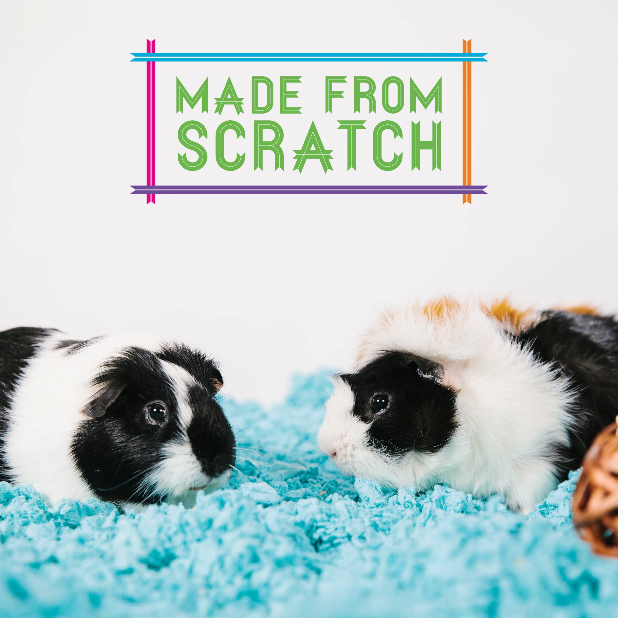 Carefresh pillowy-soft texture ideal for burrowing and nesting in small habitats.