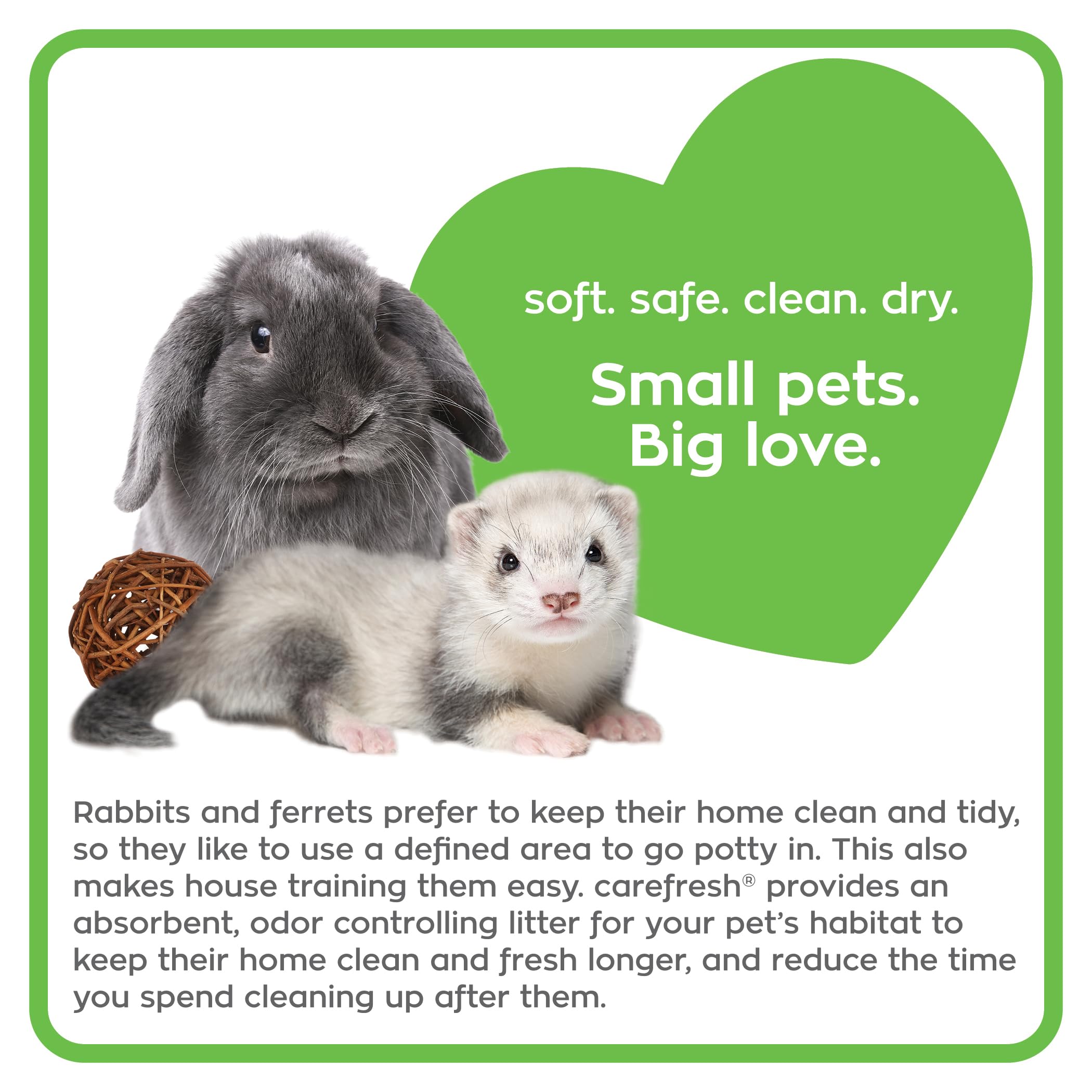 Carefresh odor-control test demonstrates long-lasting ammonia odor suppression.