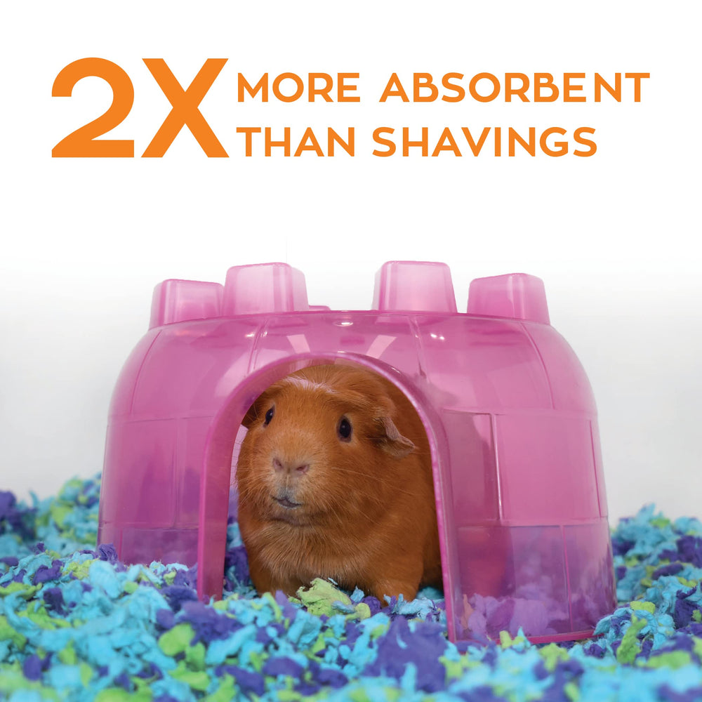 Carefresh Sea Glass is ultra-absorbent, keeping enclosures dry and clean for pets.