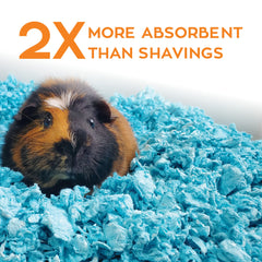 Carefresh ultra-absorbent bedding keeps small pet homes dry and warm.