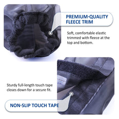 CareMaster leg wraps with built-in nylon stay maintain upright position on legs.