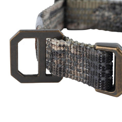 Carhartt dog collar with half-metal half-plastic buckle for secure on/off