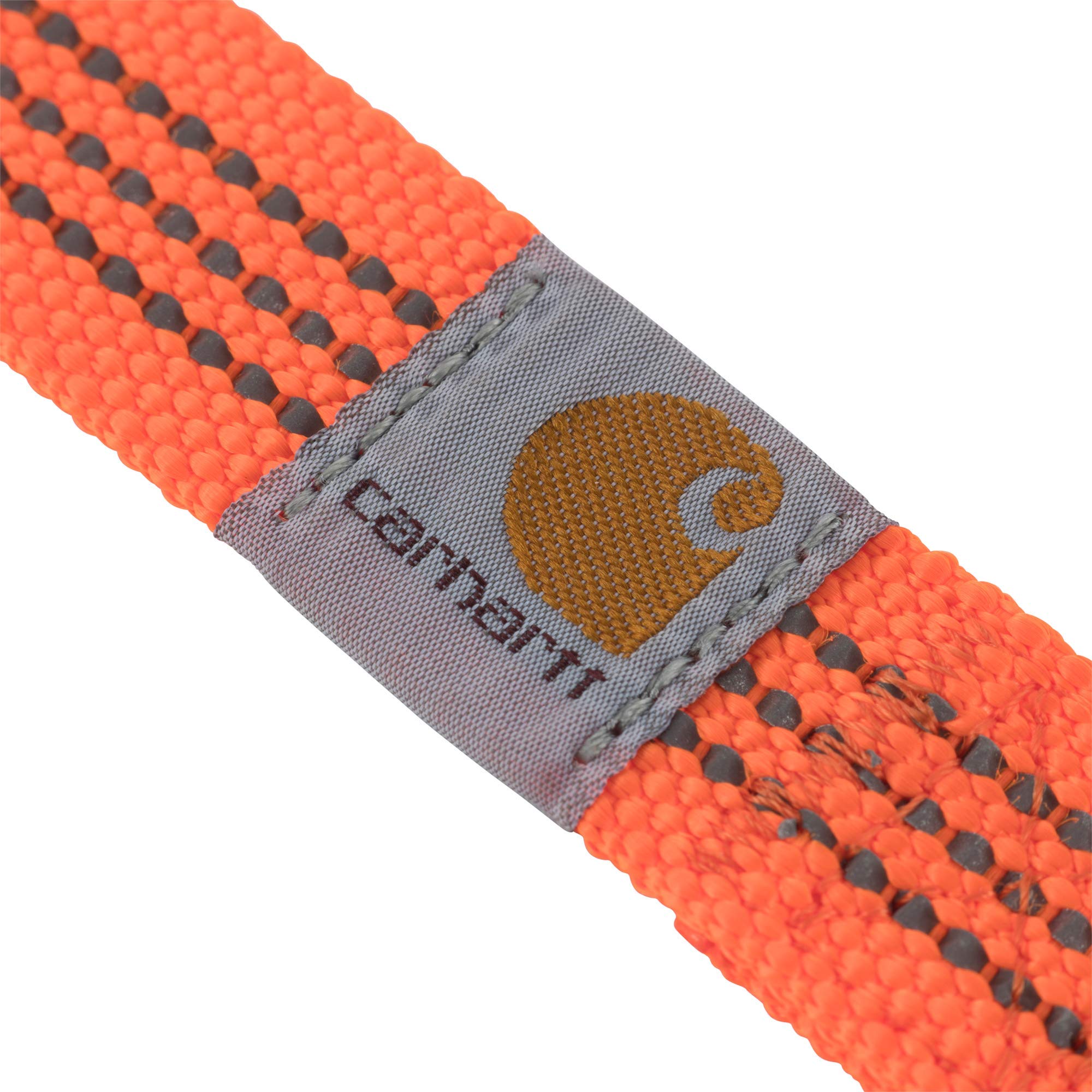 Carhartt leash metal trigger-claw clasp is glove-friendly for winter use.