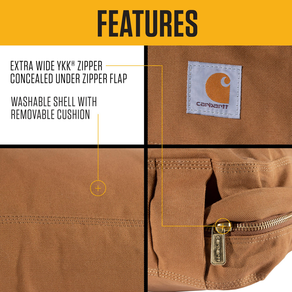 Removable cushion and washable shell for simple cleanup