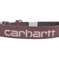 Carhartt Nylon Duck Dog Collar duck canvas texture highlighting two-ply construction and Rain Defender finish.