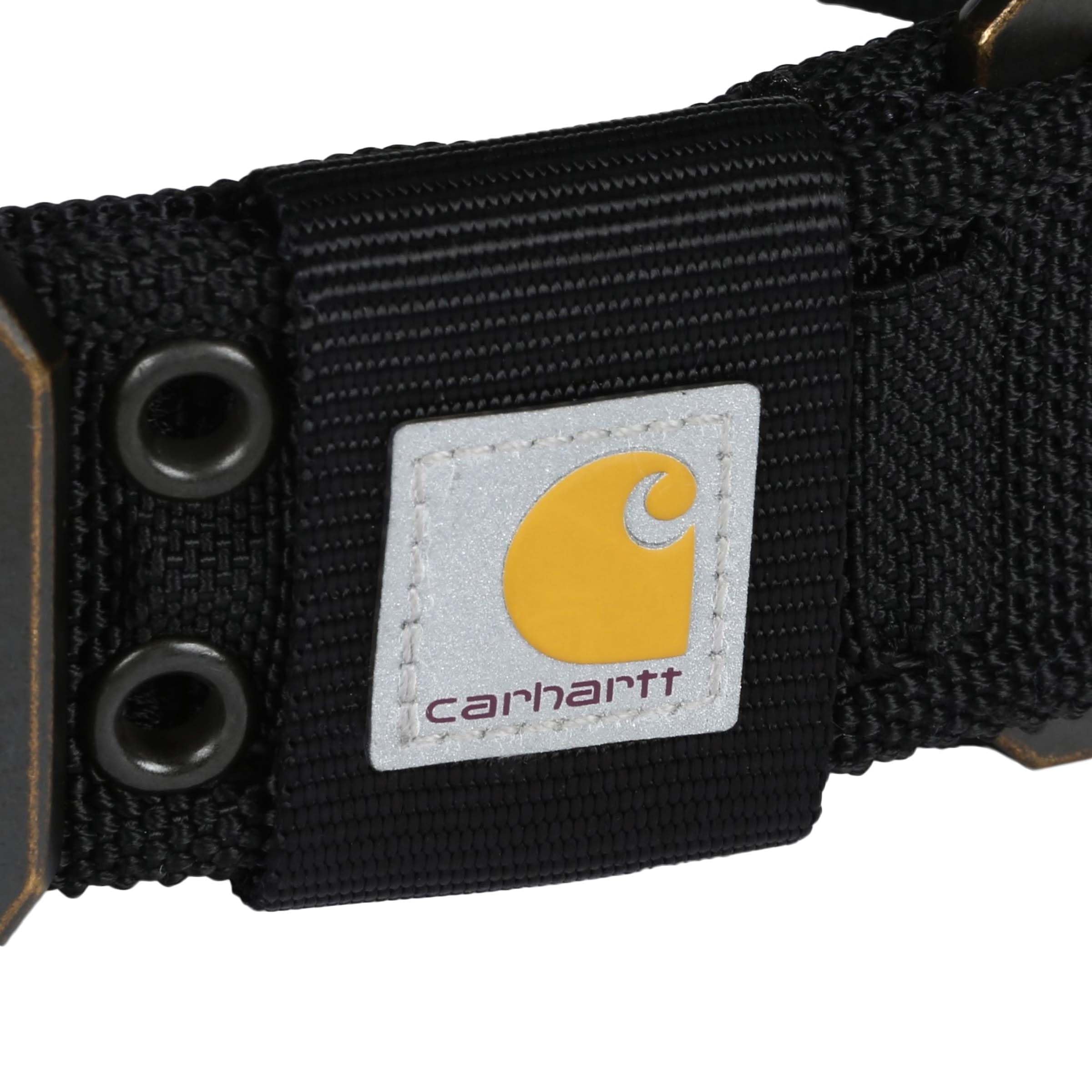 Carhartt reflective wordmark increases visibility at dawn or dusk