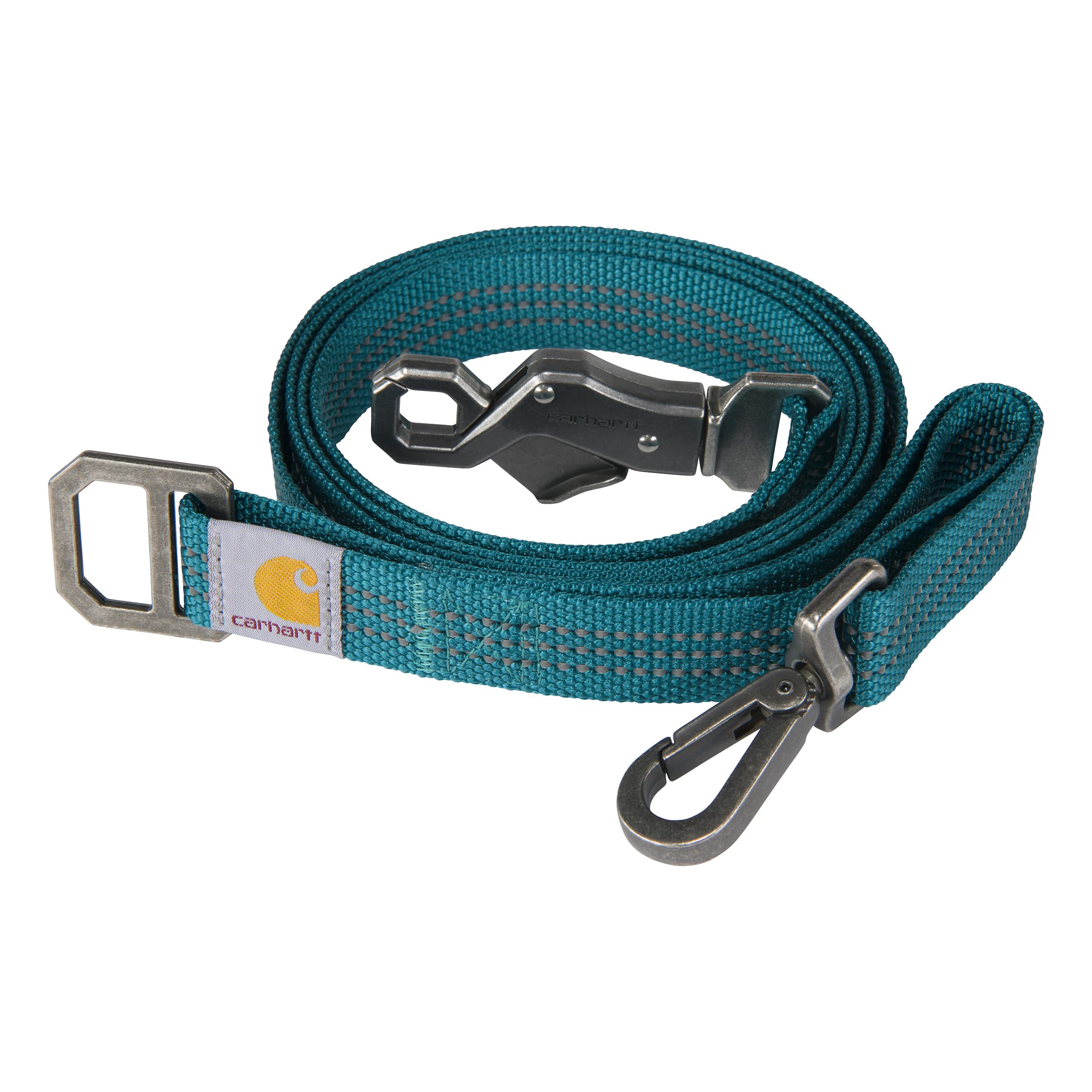 Carhartt pet leash with reflective stitching for better visibility during dusk walks.