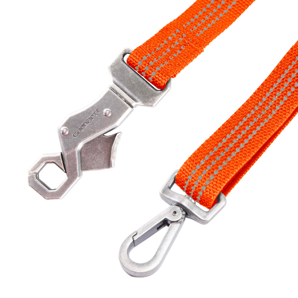 Carhartt leash reflective stitching for visibility at night.