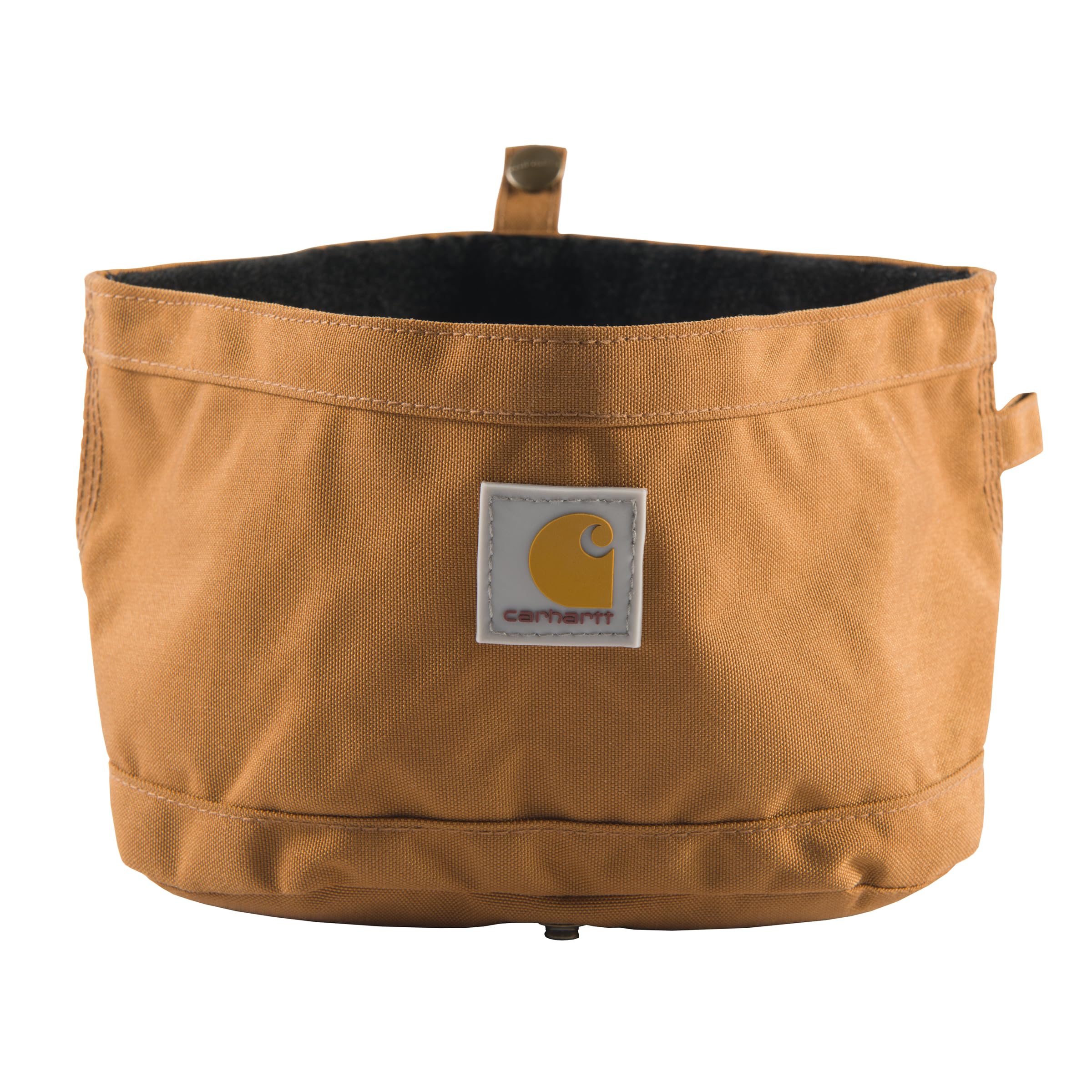 Carhartt Travel Dog Bowl folded for compact packing