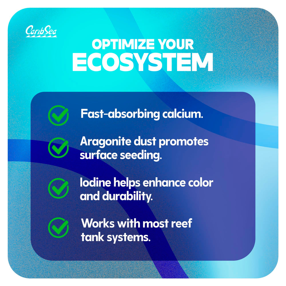 Carib Sea Purple Up promotes reef tank stability and filtration balance