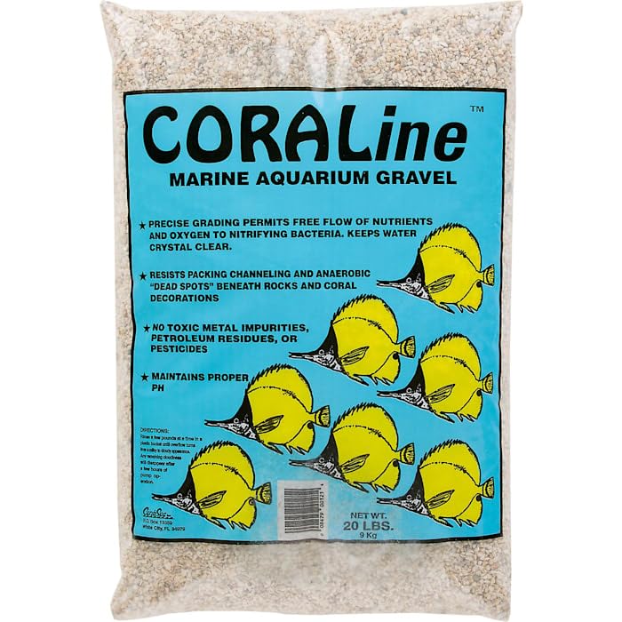 CaribSea Coraline gravel enhances aquarium clarity and supports healthy nitrifying bacteria