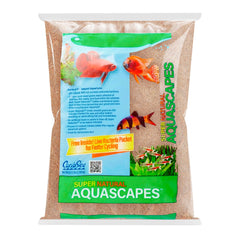 CaribSea Sunset Gold sand enhances aquascape aesthetics with natural, bright golden tones.
