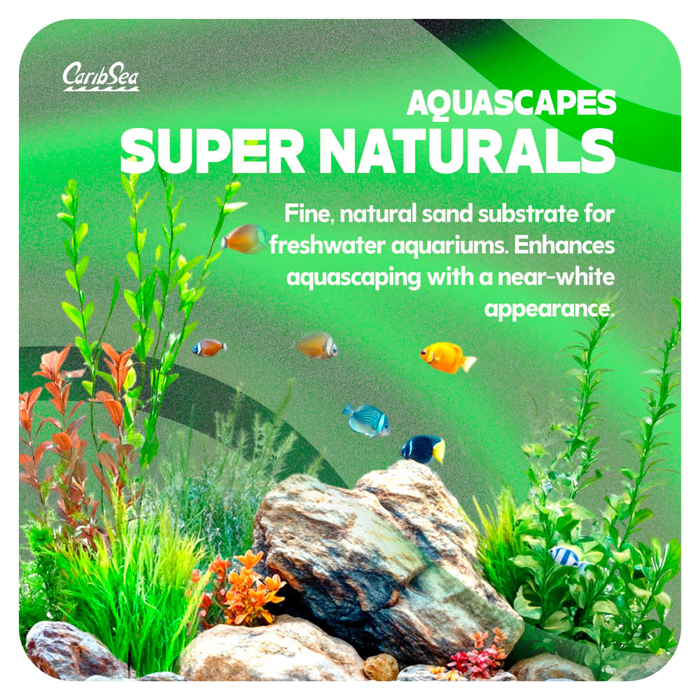 Close-up of Sunset Gold substrate showing smooth grains ideal for underwater landscapes.