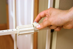 Carlson Lil Tuffy expands while rubber bumpers protect walls and décor.