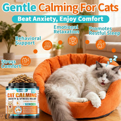 Carmelie calming treats crunchy shell close-up highlights tasty reassurance for picky eaters.