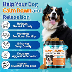 Carmelie calming chews close-up shows soft texture for stress relief.