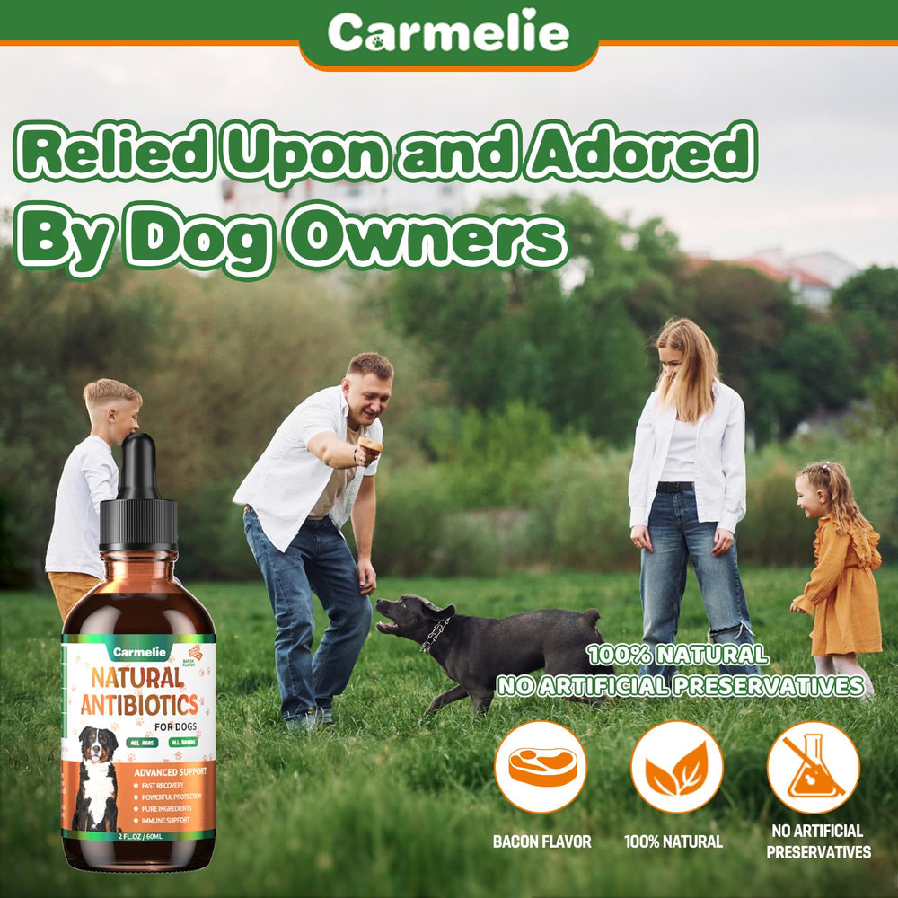 Carmelie dog skin health drops support seasonal comfort as part of care.