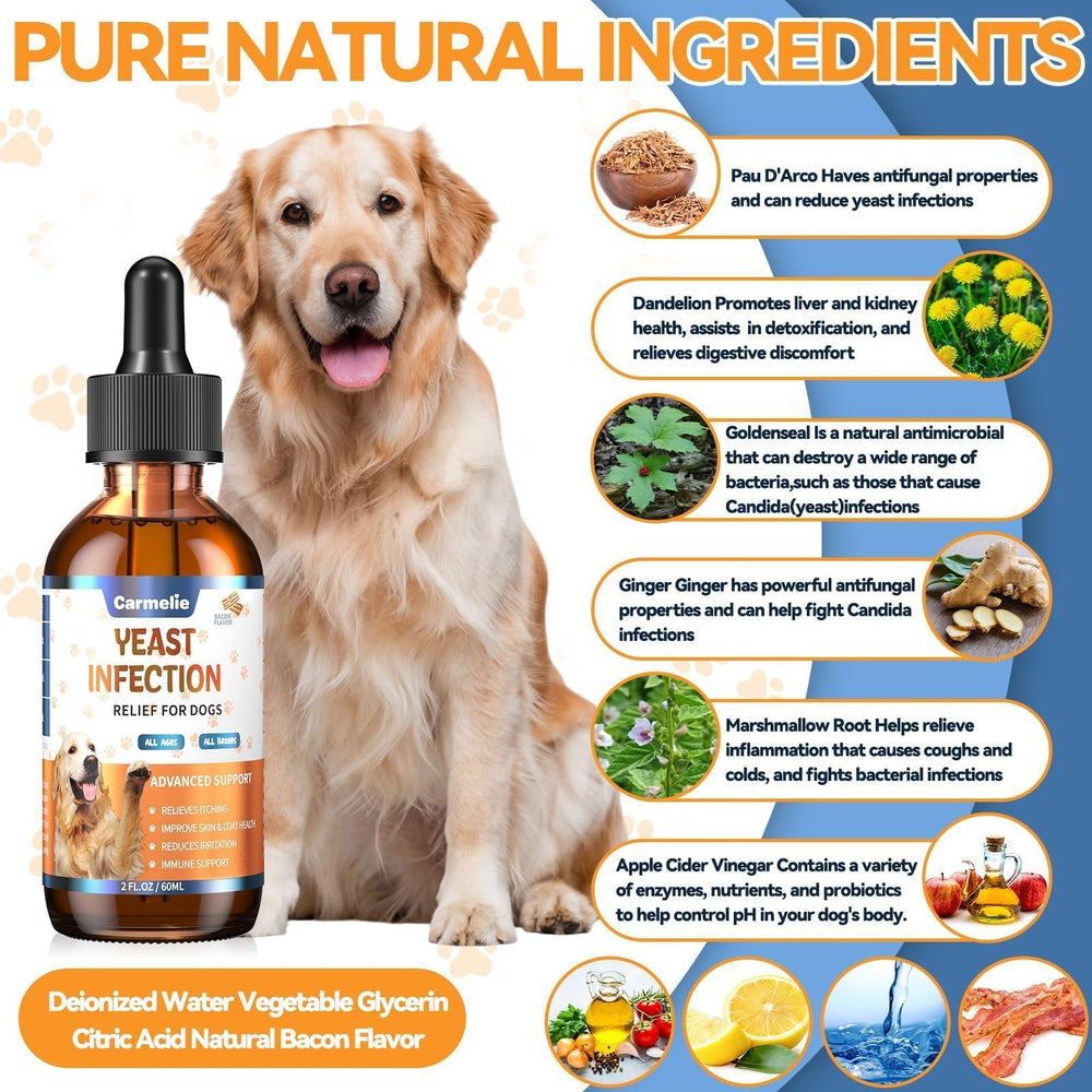 Carmelie oral drops for dogs enable easy daily dosing