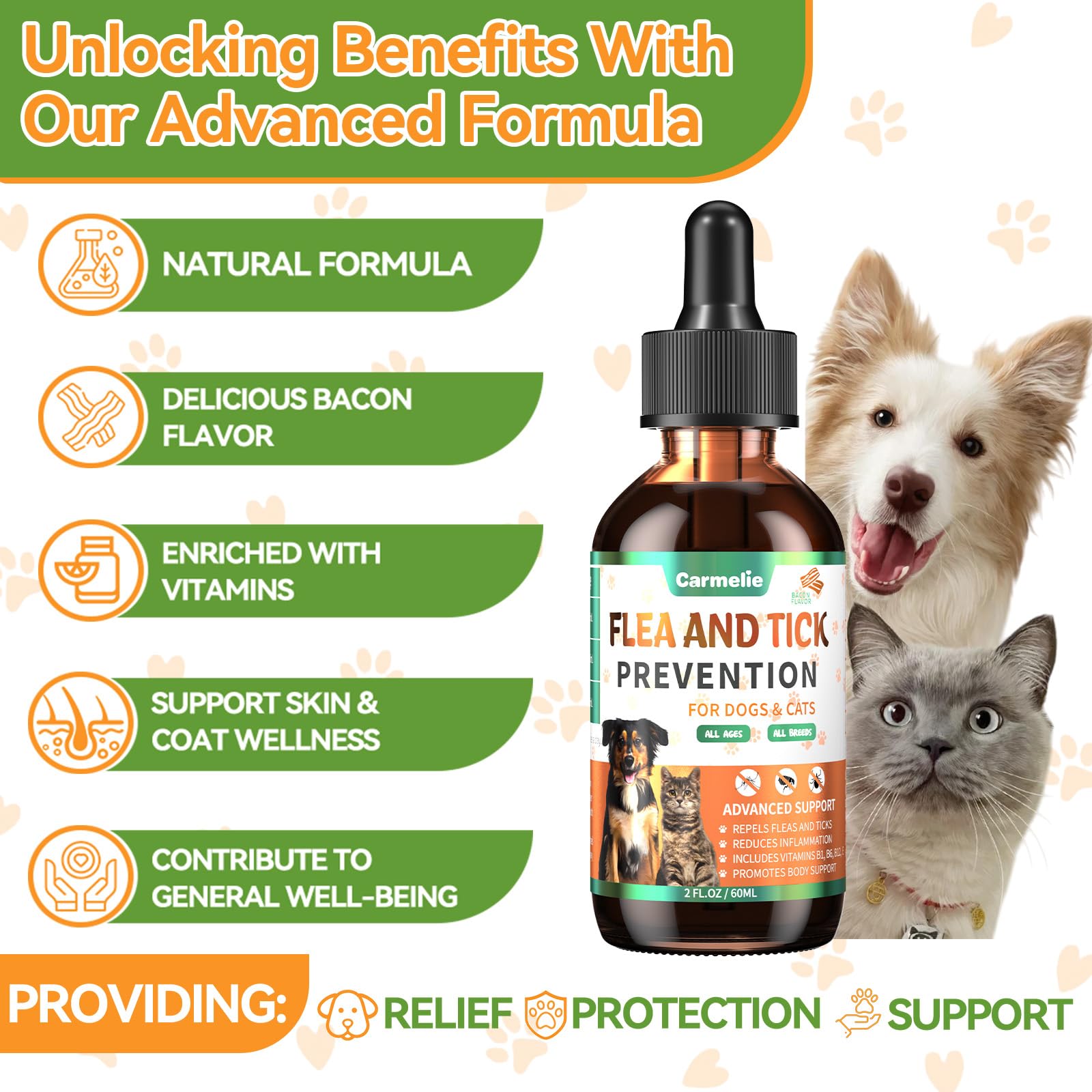 Carmelie vitamin blend with B vitamins and ACV supports digestion and energy.
