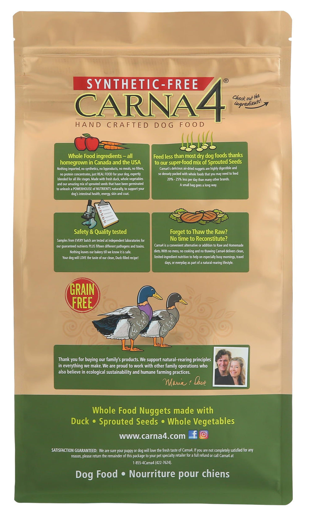 Live probiotics and active enzymes in CARNA4 support digestion.