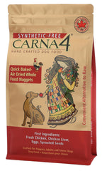 CARNA4 gentle baking process preserving live nutrients for dogs