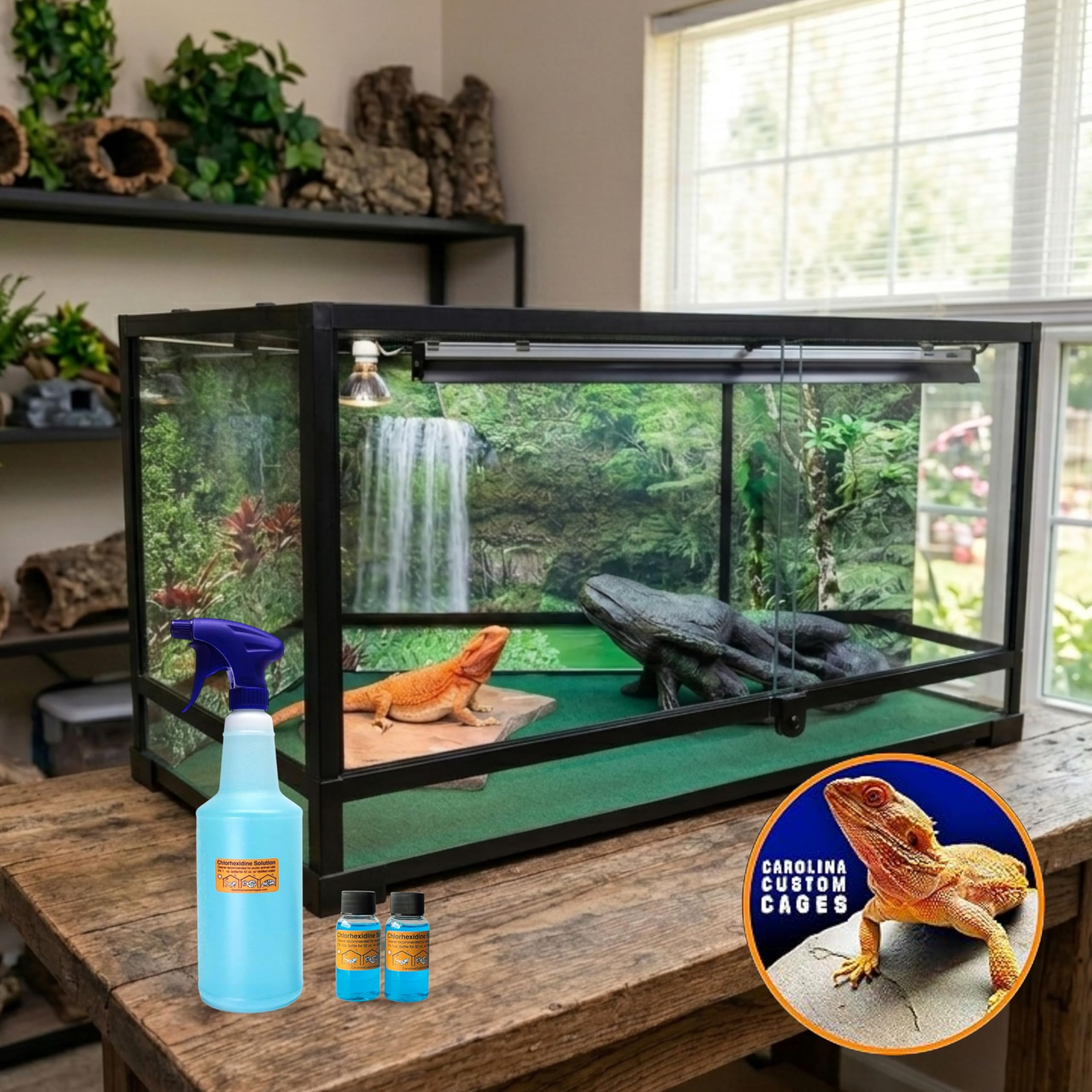 CAROLINACUSTOMCAGES soft bristle brush aiding gentle habitat cleaning