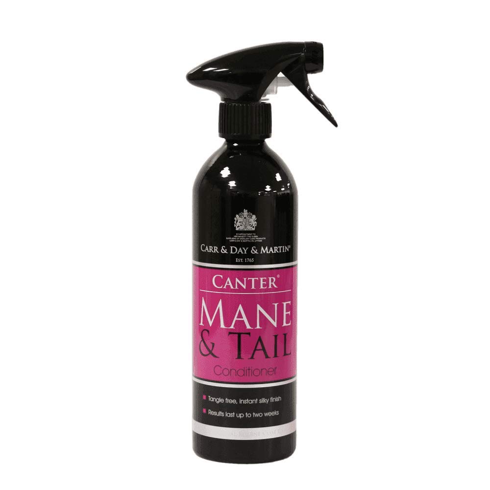 Carr Day & Martin Canter Mane & Tail spray nozzle enables quick detangling.