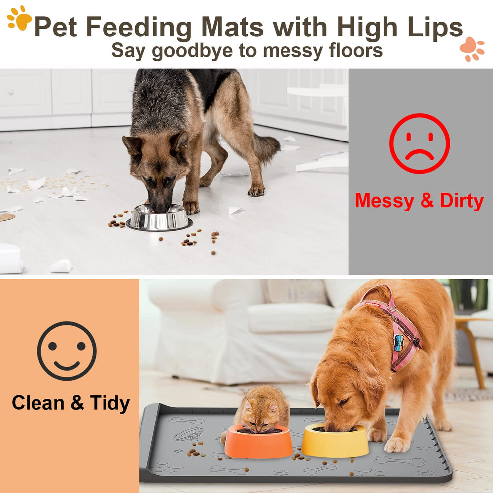 Carry360 pocket-design mat collects residue for quick disposal.