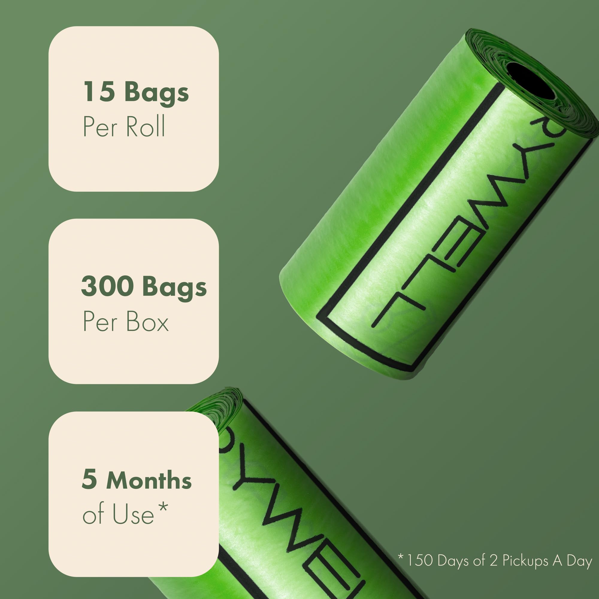 Carrywell perforated refill rolls fit standard dispensers for quick access.