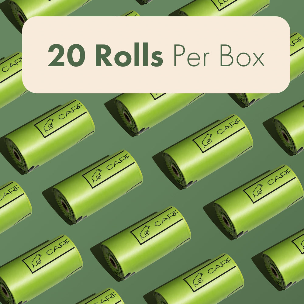 Carrywell refill rolls for 15 bags, compatible with all dispensers.