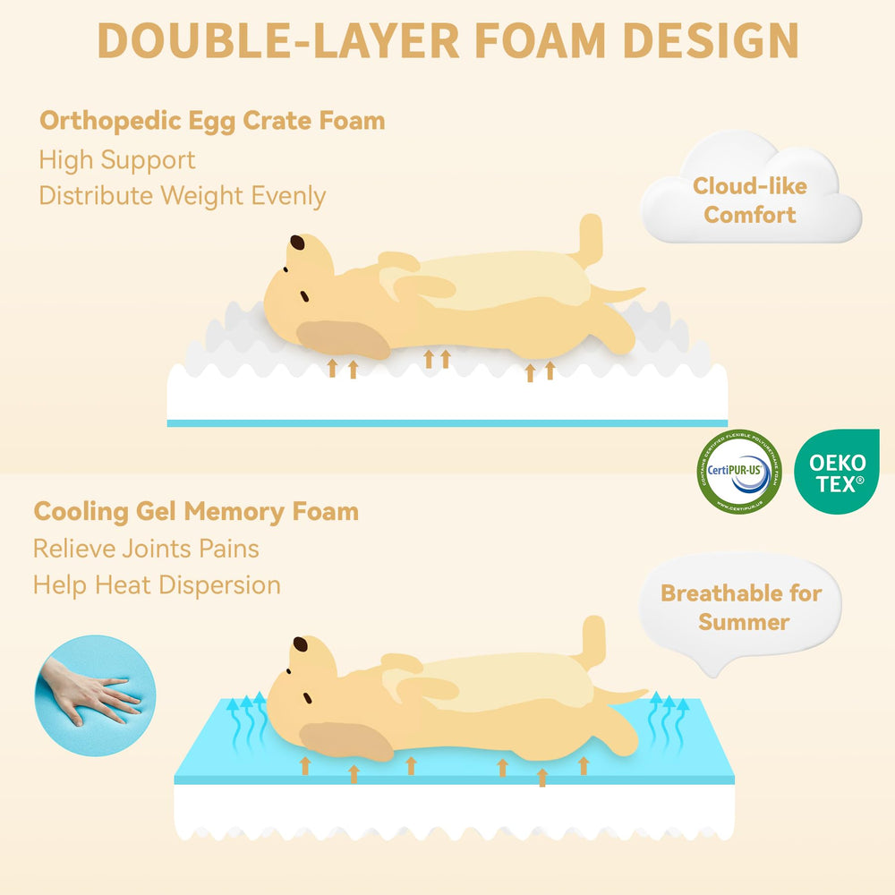 Casa Paw three-sided bolster provides secure, cozy snuggling options for restful sleep