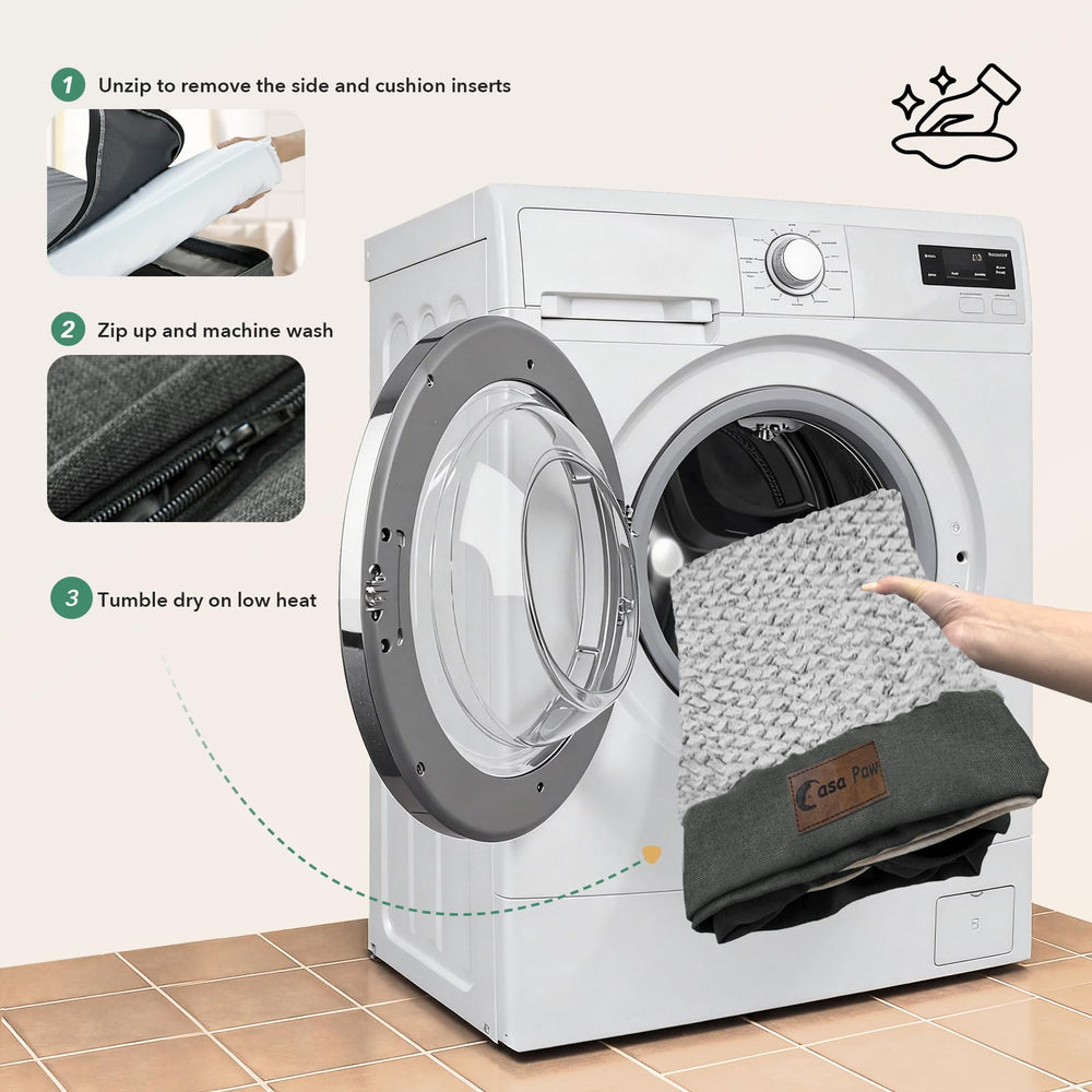 Casa Paw vacuum-packed packaging saves space during shipping