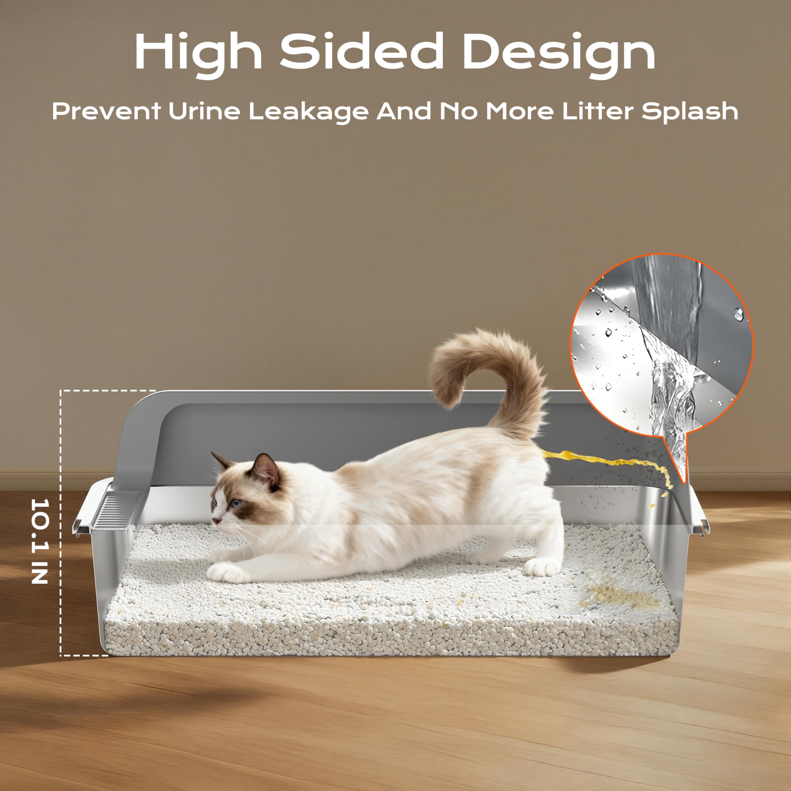 CasaNest low-entry design facilitates kittens and seniors entering easily.