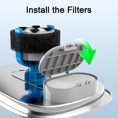 Casfuy activated carbon layer reduces impurities in fountain water