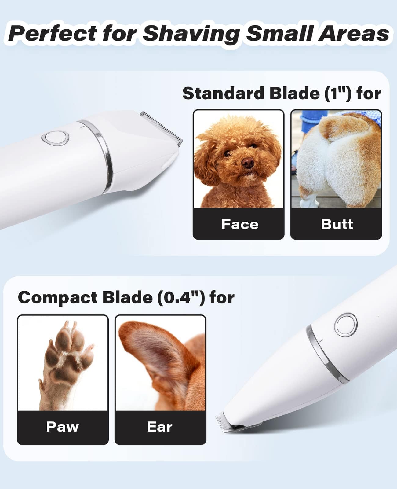 Casfuy trimmer USB charging with included cable for quick, convenient recharge.
