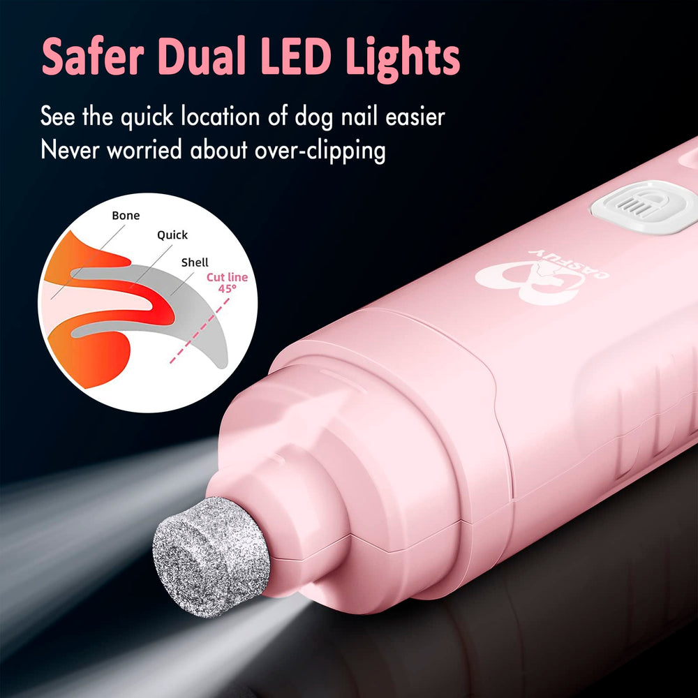 Casfuy cordless nail grinder ready for USB charging at home