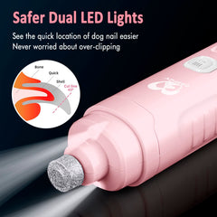 Casfuy cordless nail grinder ready for USB charging at home