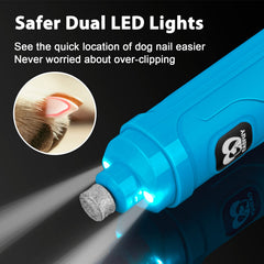 Casfuy grinder shows two-speed switch for versatile grooming across dogs