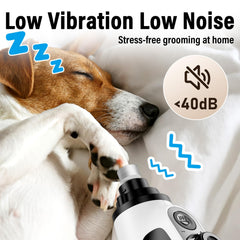 Casfuy nail grinder with 2000mAh battery and LED display.