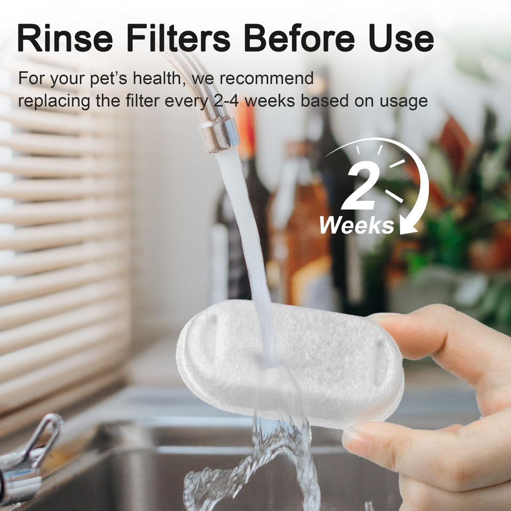 Casfuy fountain filters support easy maintenance and hydration for pets