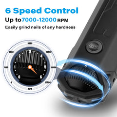 Casfuy LED light enhances visibility for safer nail trimming.