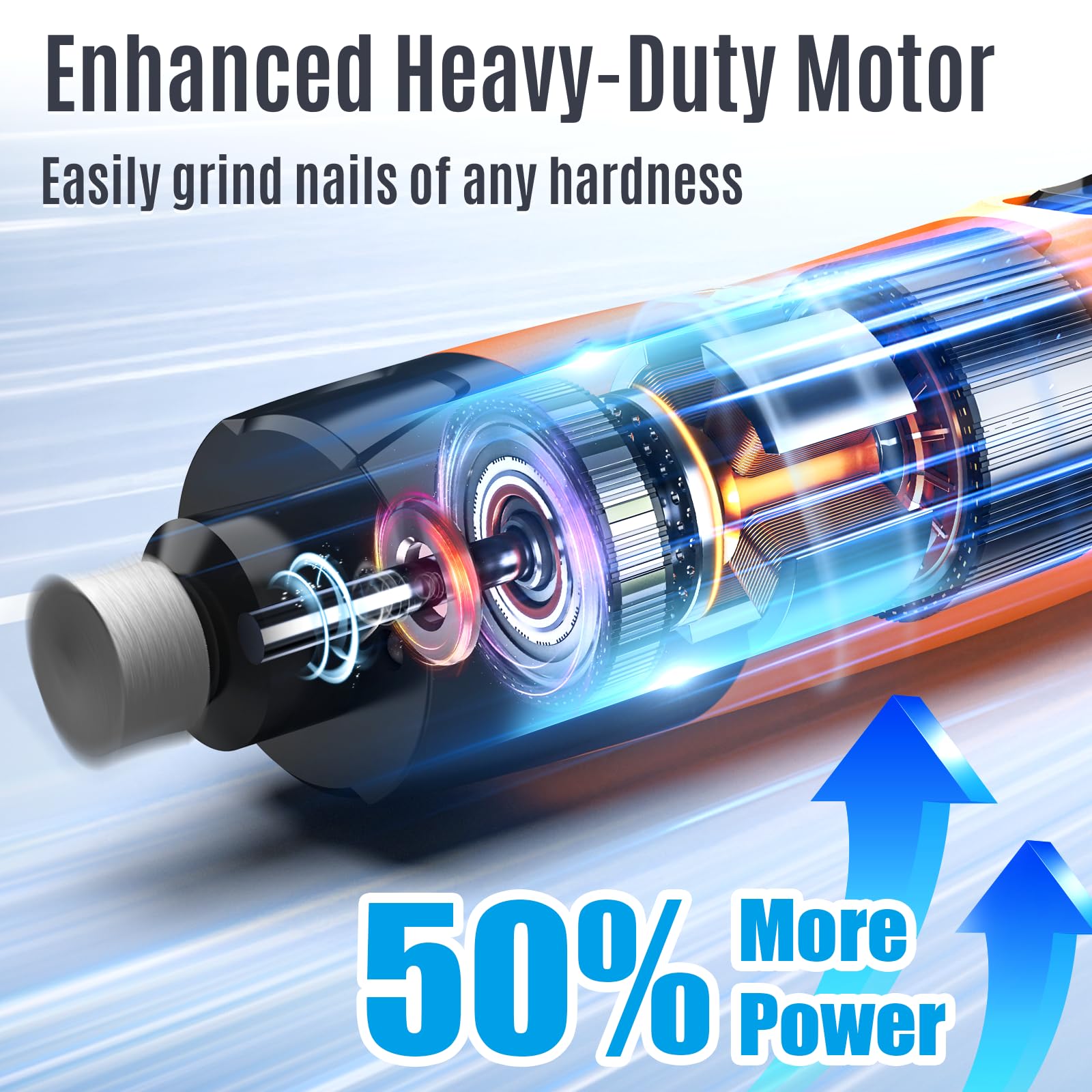 Casfuy N75 upgraded copper motor indicates strong yet gentle power