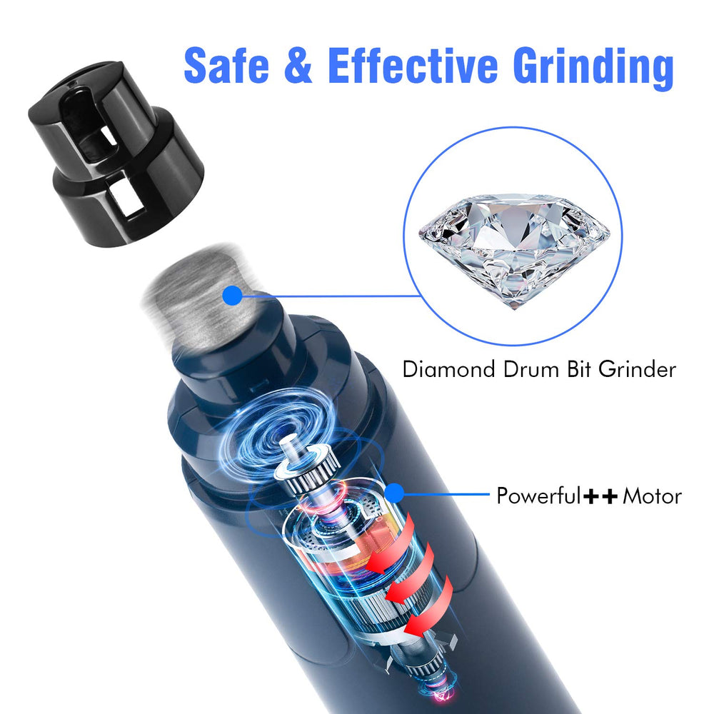 Casfuy low-noise motor keeps pets calm during grinding sessions.