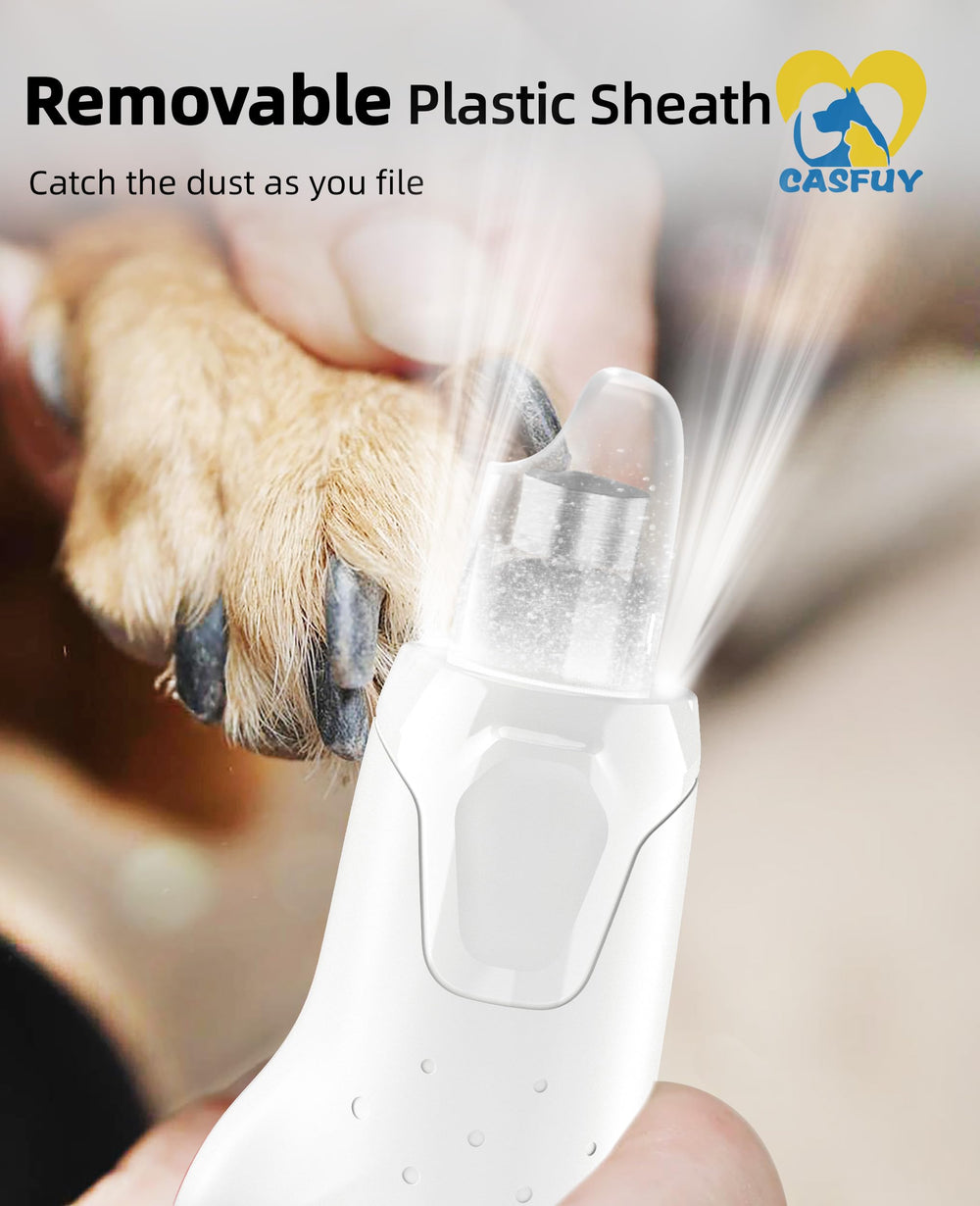 Casfuy grinder includes removable sheath for easier cleanup.
