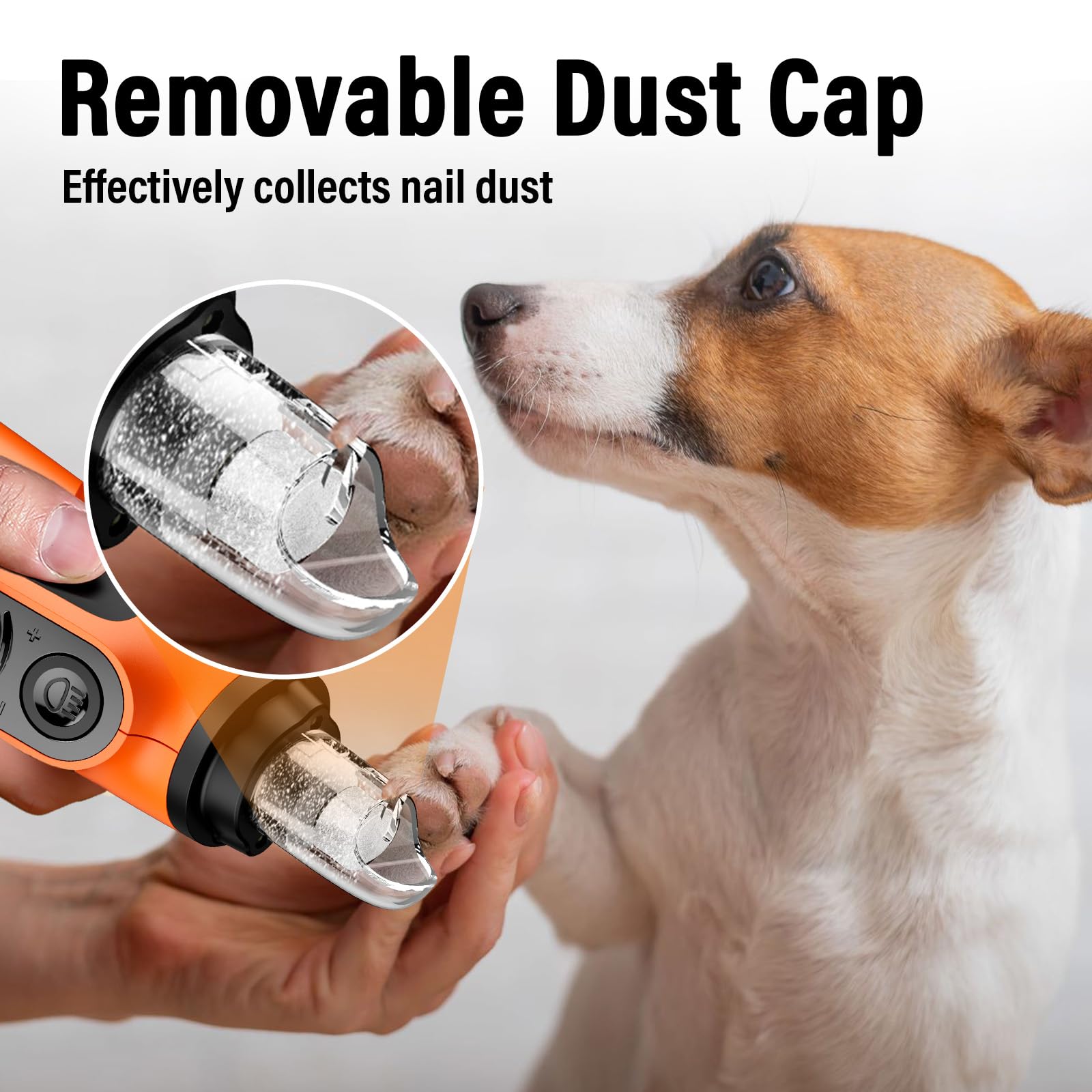 Casfuy 2000mAh battery with LED display for cordless grooming.