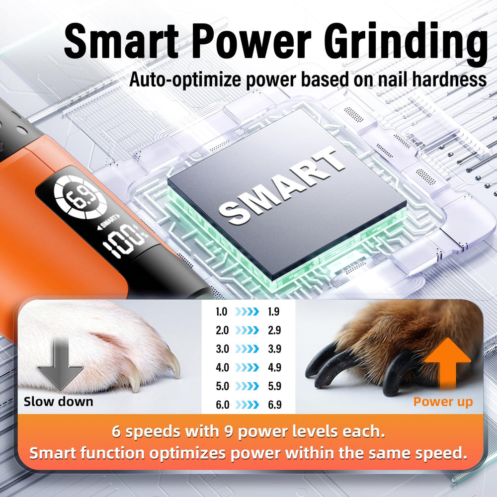 Casfuy Smart 6-Speed dial demonstrates precise power across six levels.